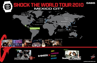 SHOCK THE WORLD TOURTe regala pases , 